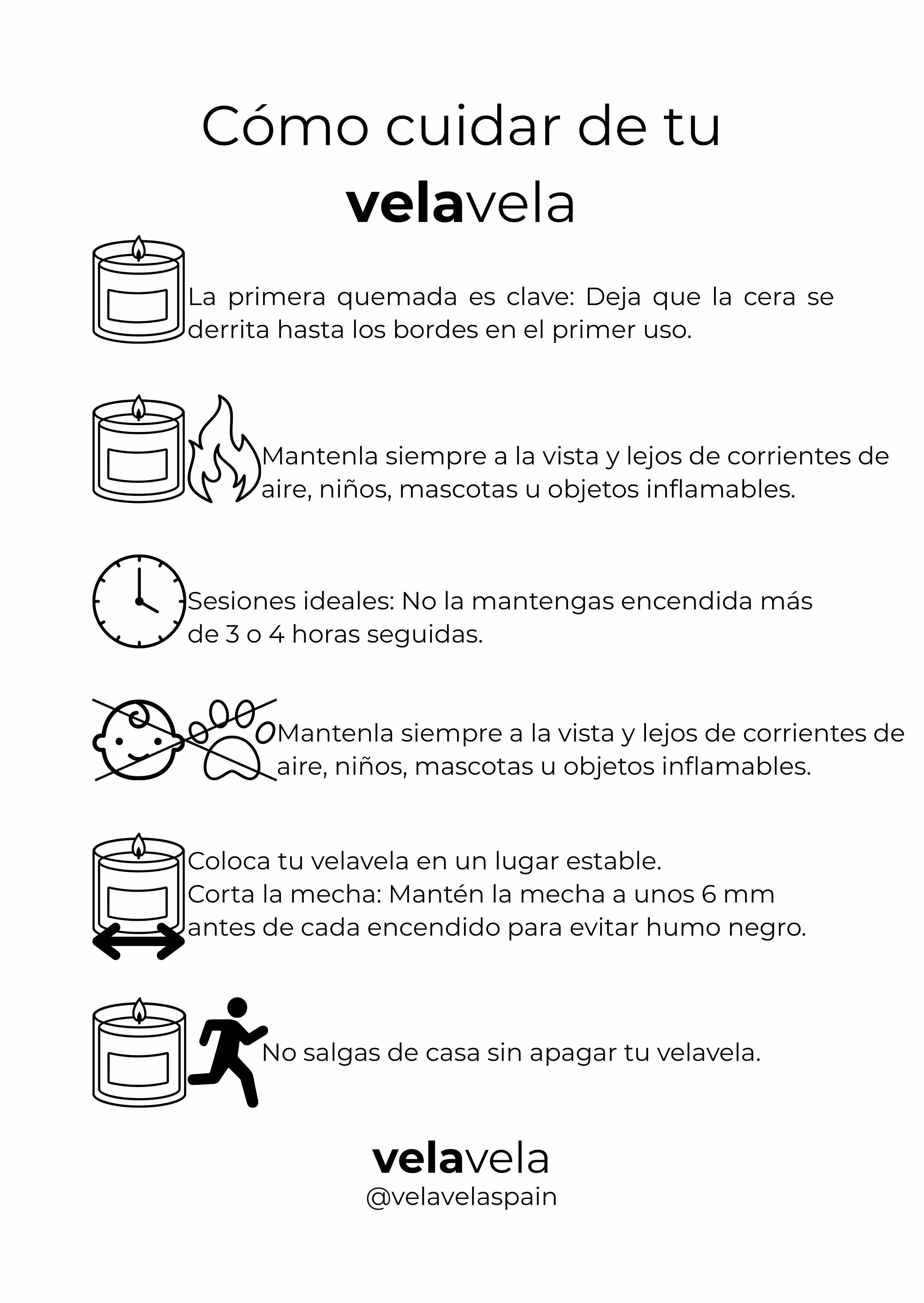 Como cuidar de tu velavela
