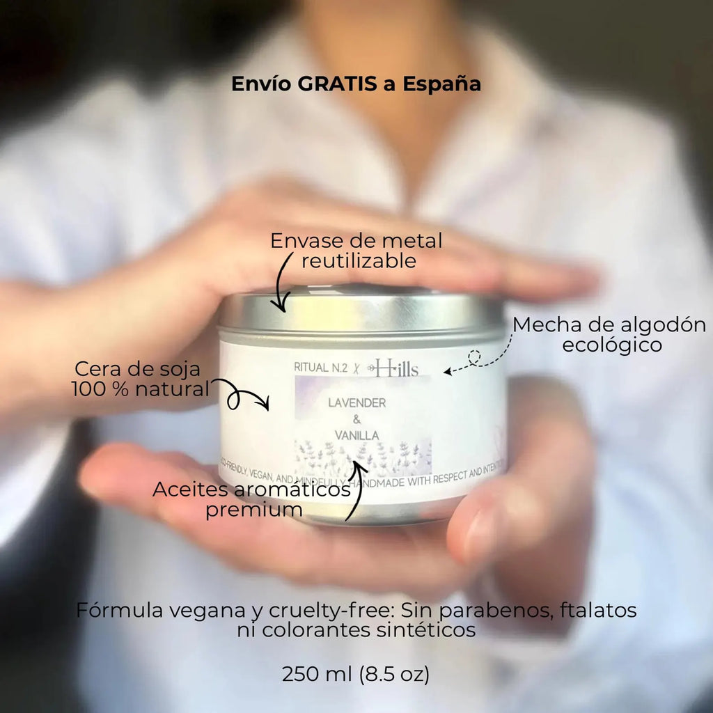 Vela de Lavanda y Vainilla
