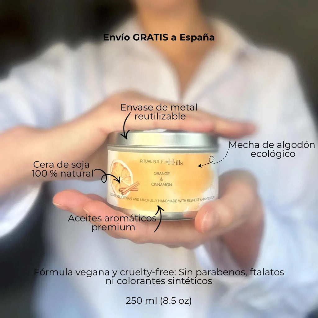Vela de Naranja y Canela