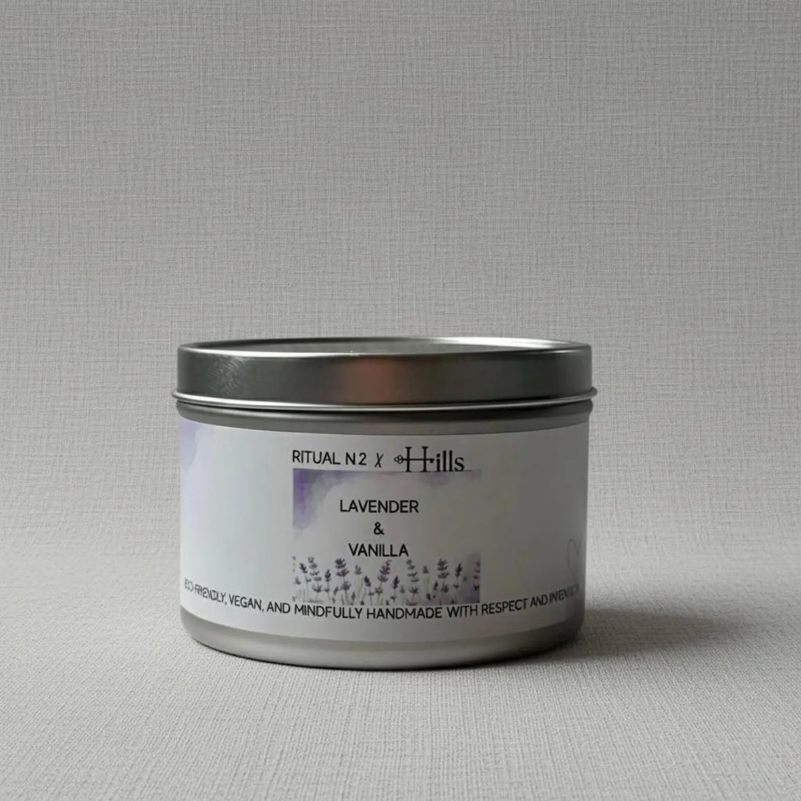 Vela de Soja Artesanal en Lata, Lavanda y Vainilla | Regalo Sostenible | Decoración Aesthetic | Hecha en España