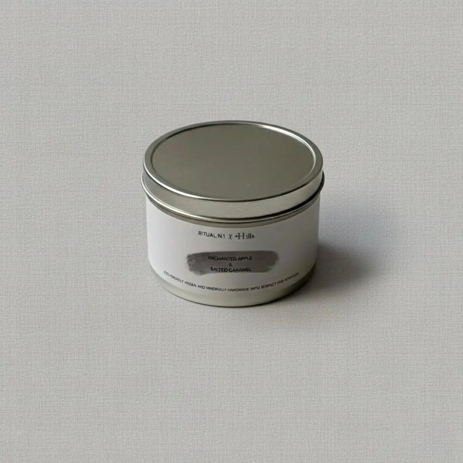 Vela de Soja Artesanal en Lata, Manzana y Caramelo | Regalo Sostenible | Decoración Aesthetic | Hecha en España